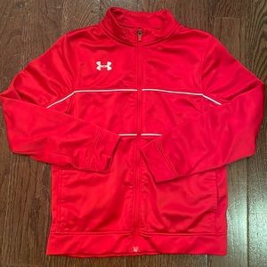 Under Armour youth small red full zip jacket